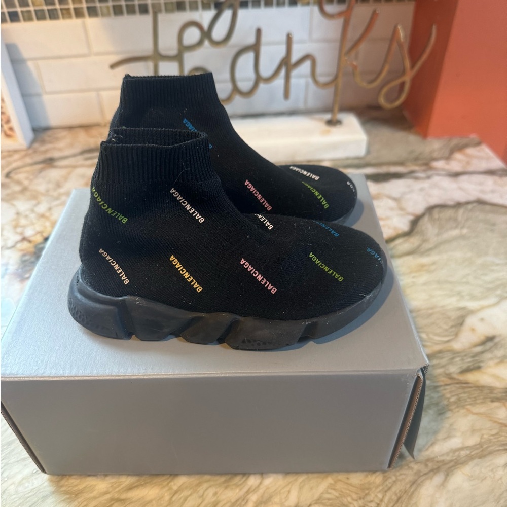 Multi color Balenciaga kids sneakers